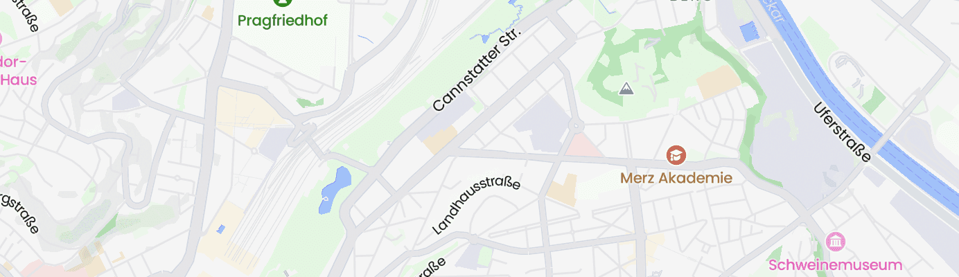 Karte mit dem ungefähren Standort
