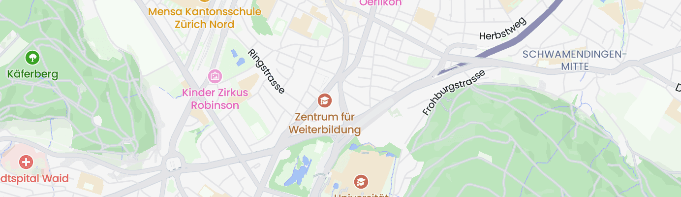 Karte mit dem ungefähren Standort