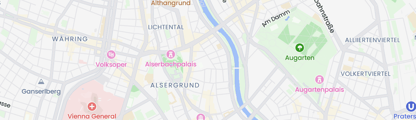 Karte mit dem ungefähren Standort