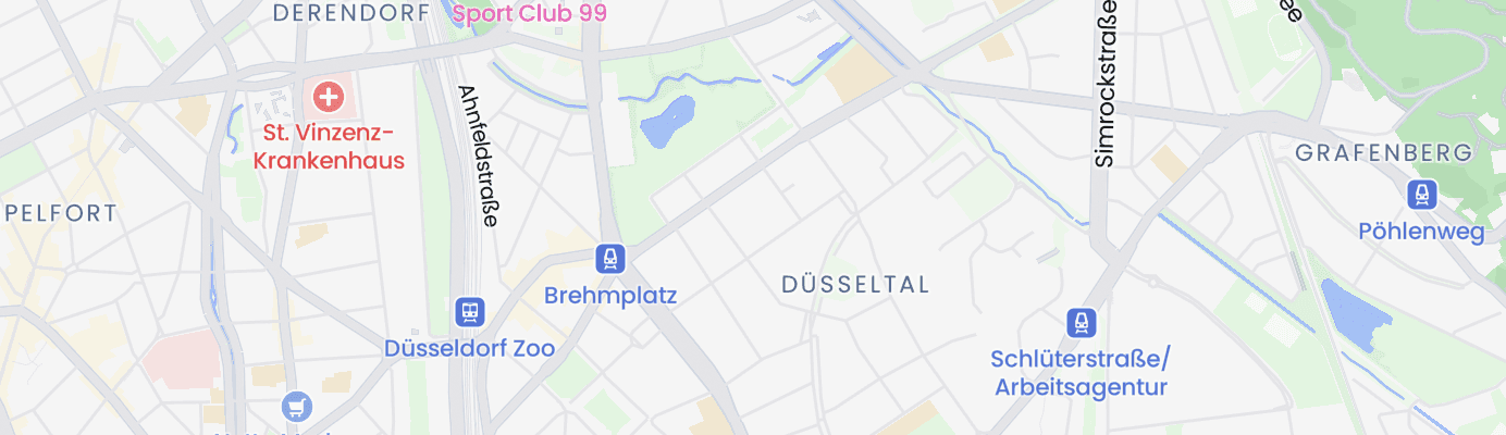 Karte mit dem ungefähren Standort