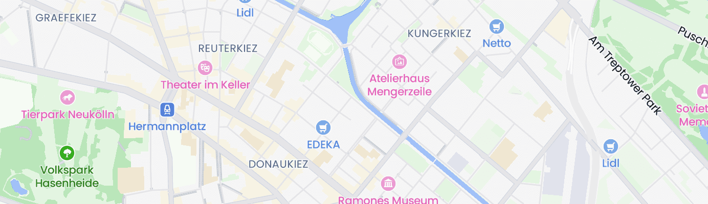 Karte mit dem ungefähren Standort