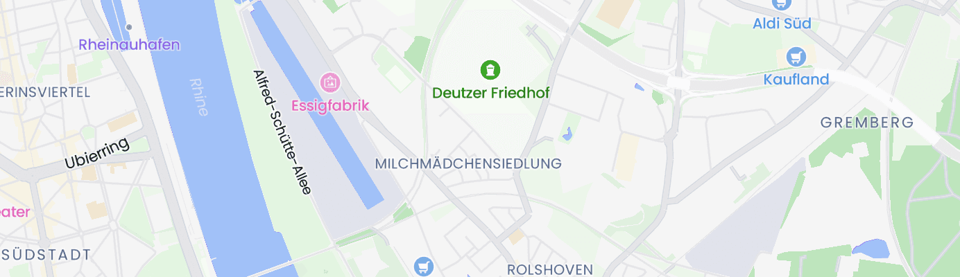 Karte mit dem ungefähren Standort