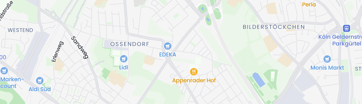 Karte mit dem ungefähren Standort