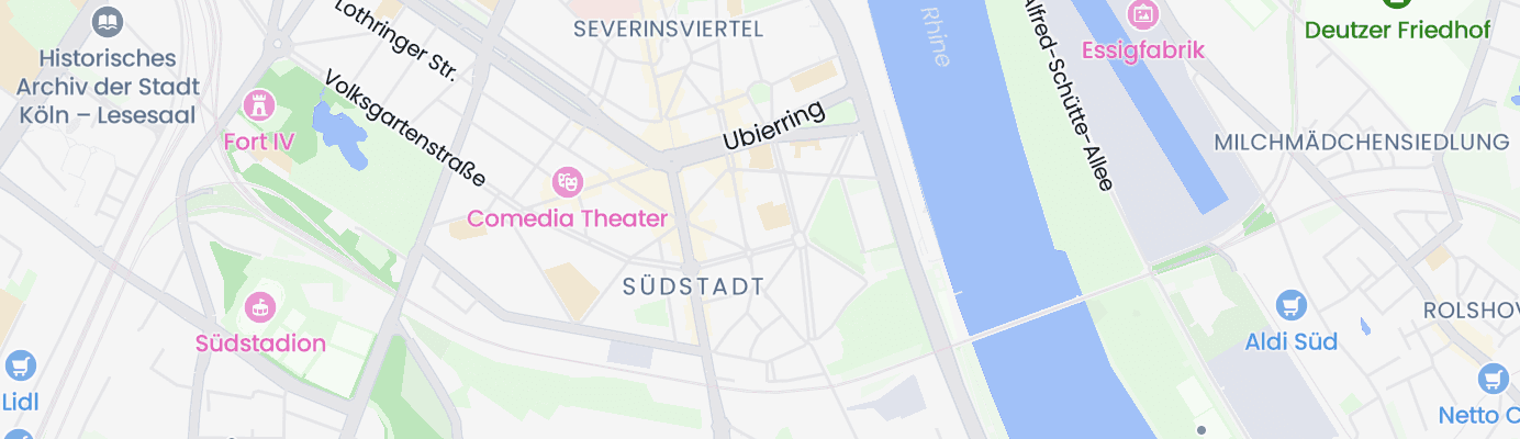 Karte mit dem ungefähren Standort