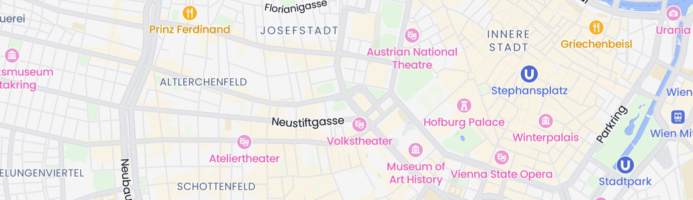 Karte mit dem ungefähren Standort