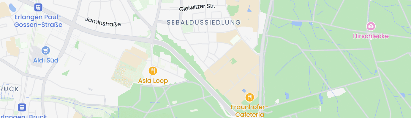 Karte mit dem ungefähren Standort