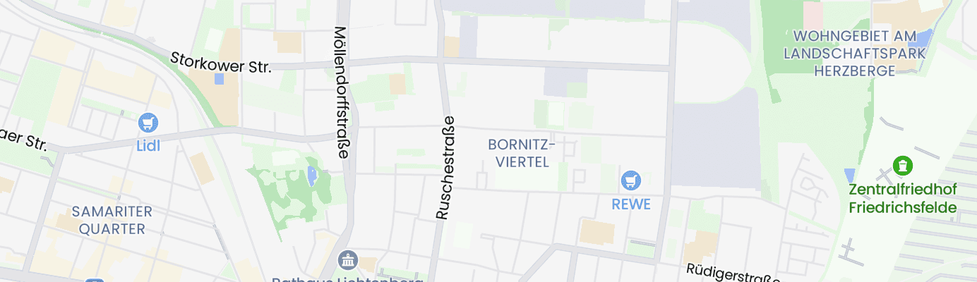 Karte mit dem ungefähren Standort