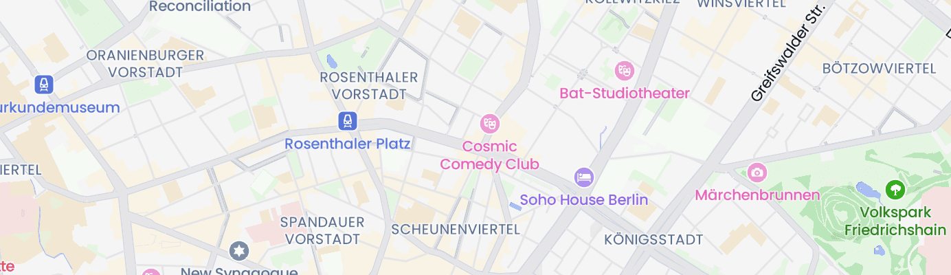 Karte mit dem ungefähren Standort