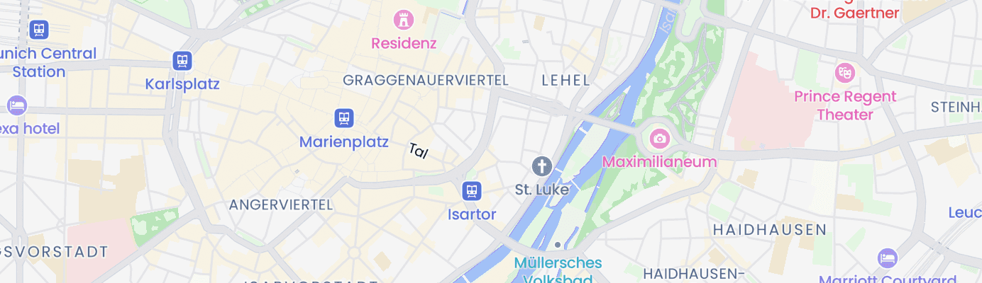 Karte mit dem ungefähren Standort