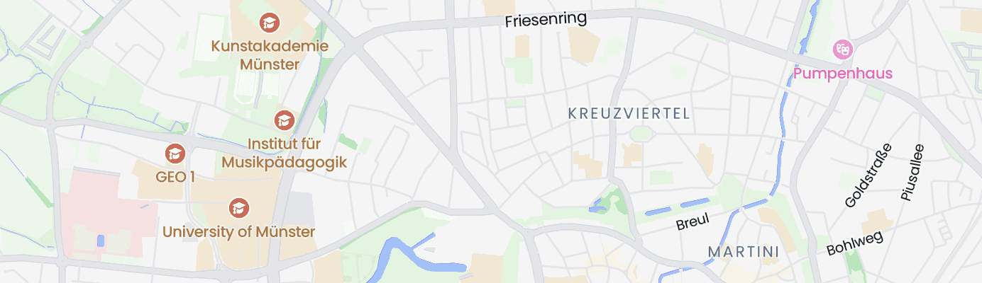 Karte mit dem ungefähren Standort