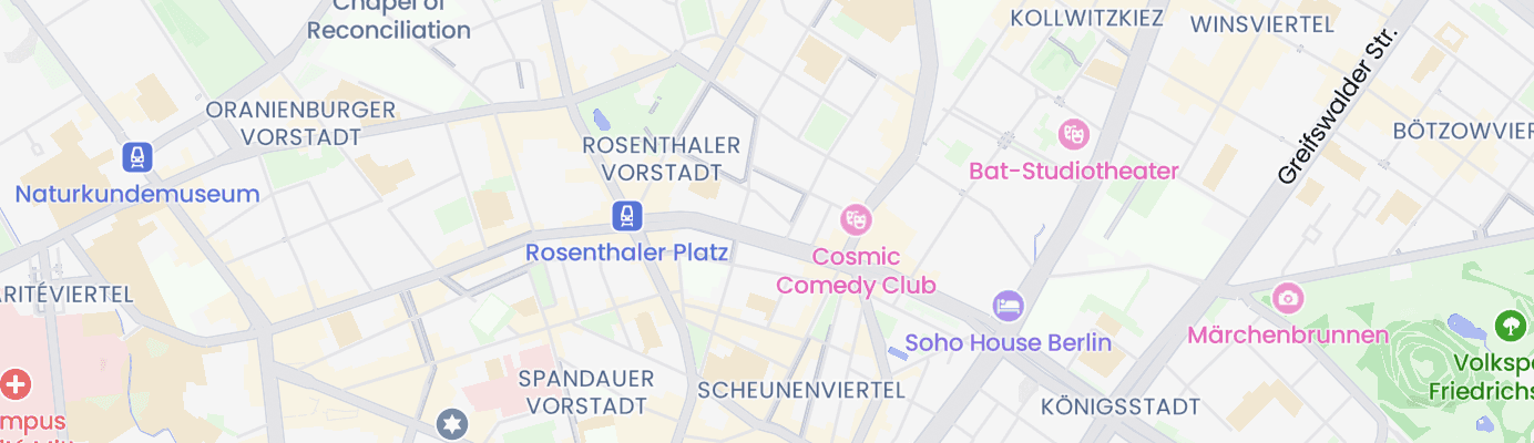 Karte mit dem ungefähren Standort