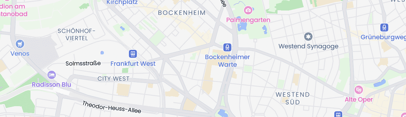 Karte mit dem ungefähren Standort