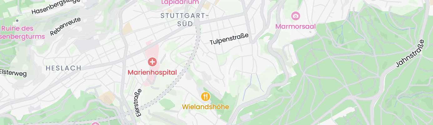 Karte mit dem ungefähren Standort