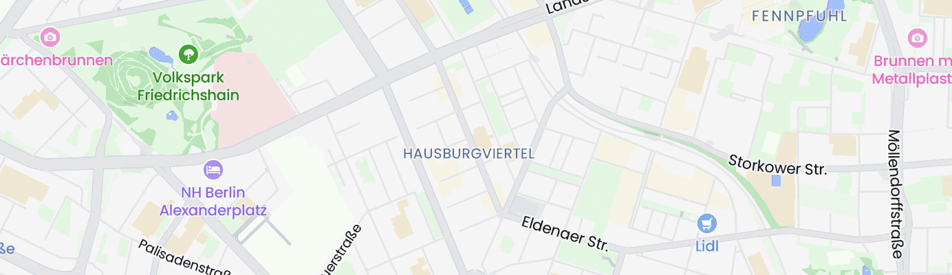 Karte mit dem ungefähren Standort