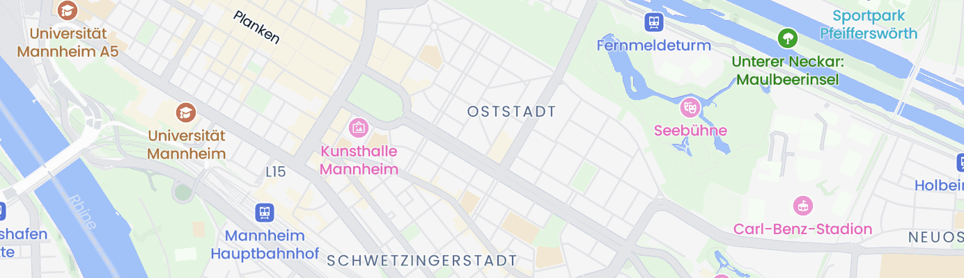 Karte mit dem ungefähren Standort