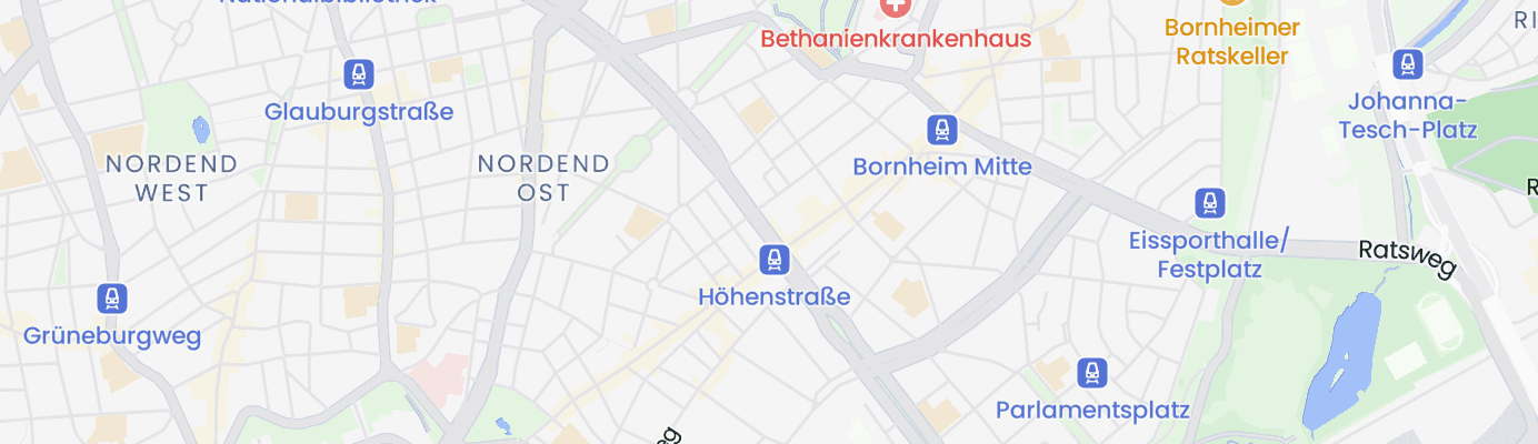 Karte mit dem ungefähren Standort