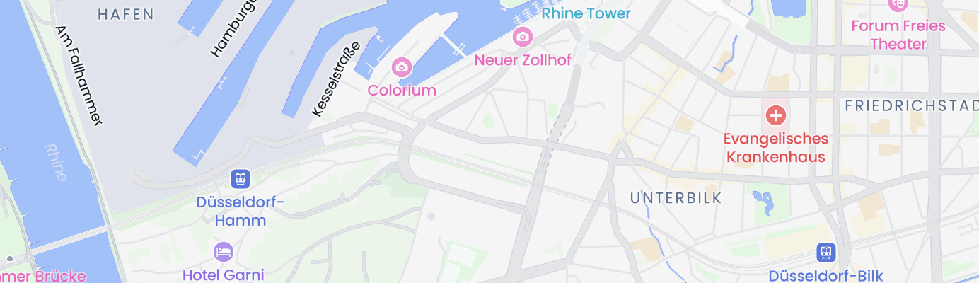 Karte mit dem ungefähren Standort