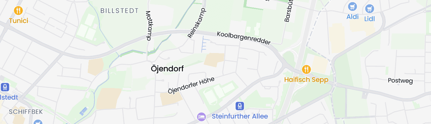 Karte mit dem ungefähren Standort