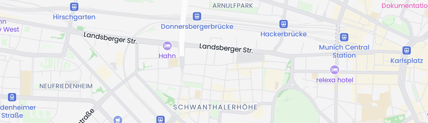 Map showing the approximate location