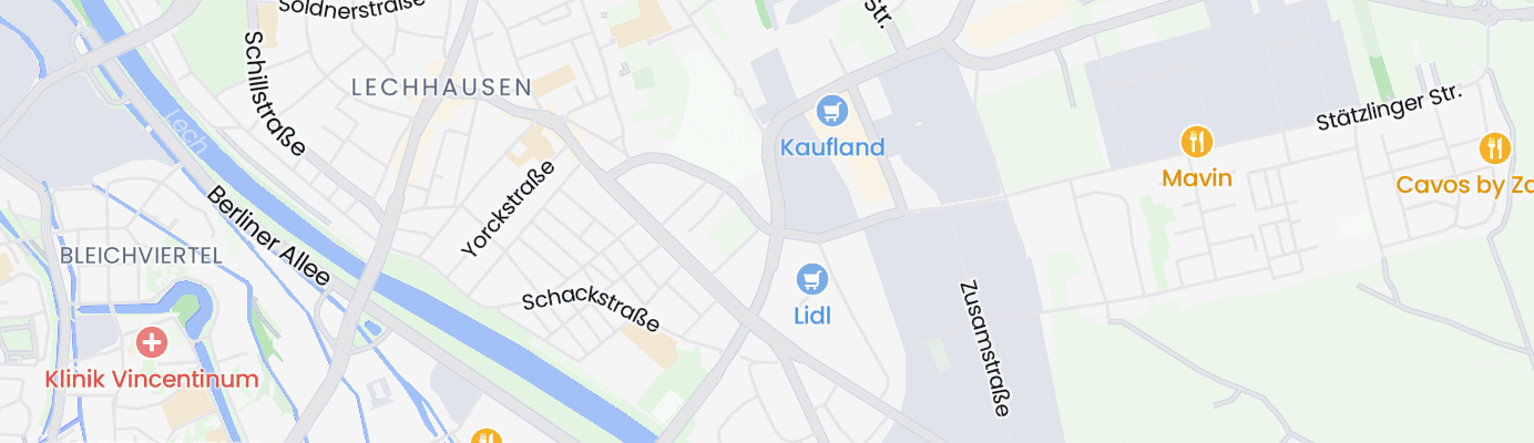 Karte mit dem ungefähren Standort