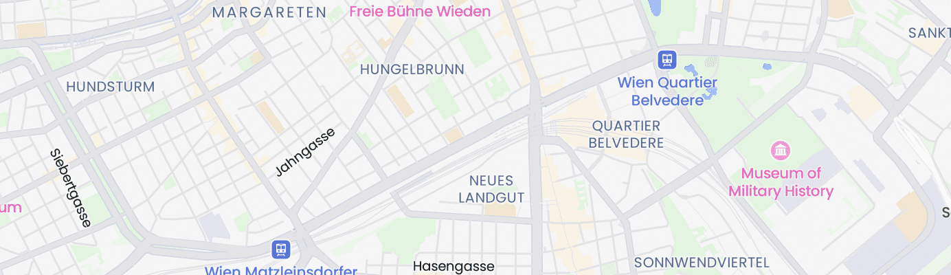 Karte mit dem ungefähren Standort
