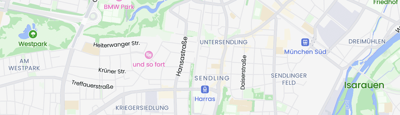 Karte mit dem ungefähren Standort