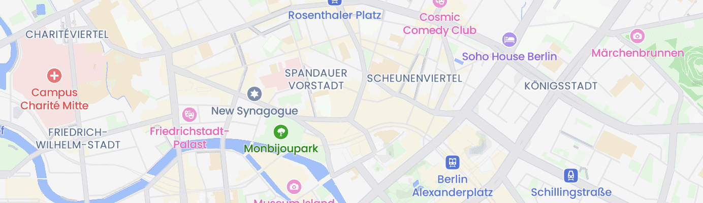 Karte mit dem ungefähren Standort