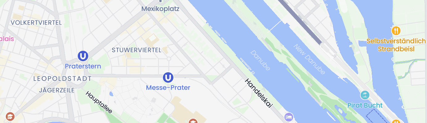 Karte mit dem ungefähren Standort