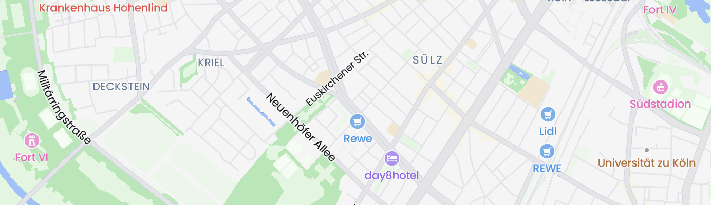 Karte mit dem ungefähren Standort