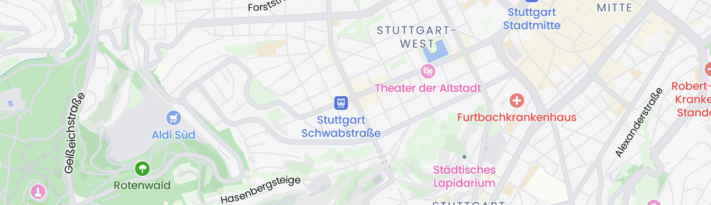 Karte mit dem ungefähren Standort
