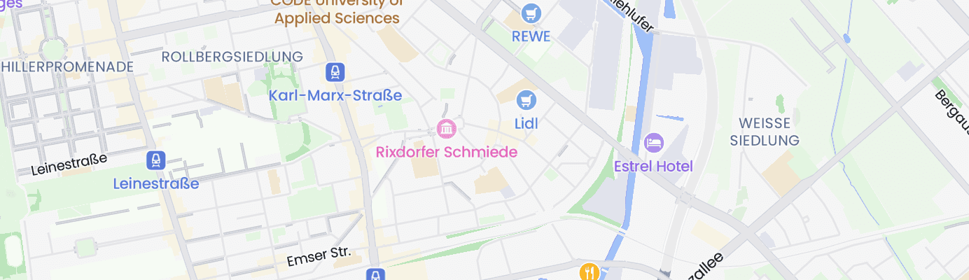 Karte mit dem ungefähren Standort