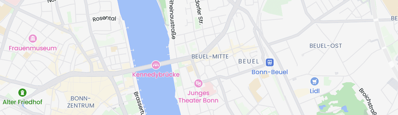 Karte mit dem ungefähren Standort