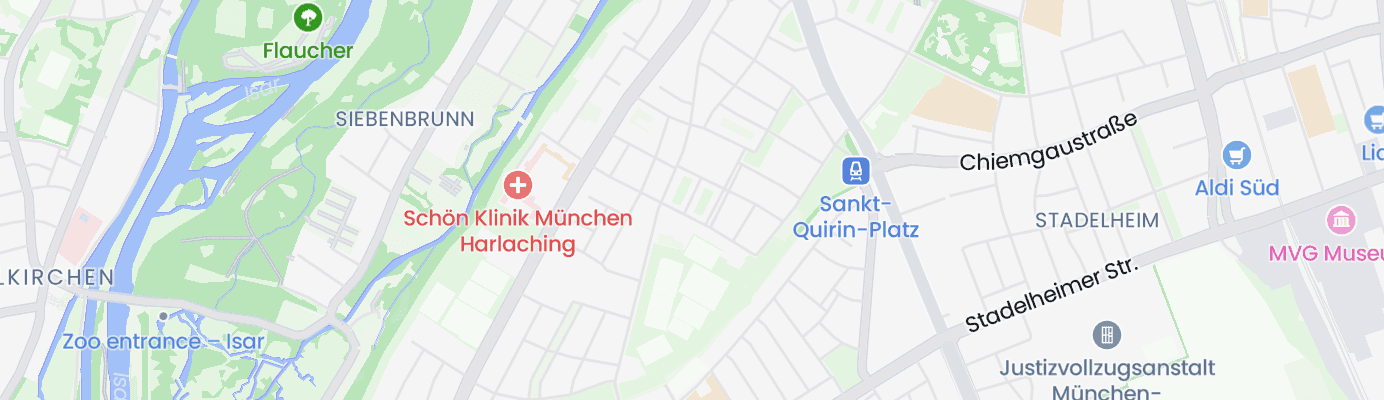 Karte mit dem ungefähren Standort