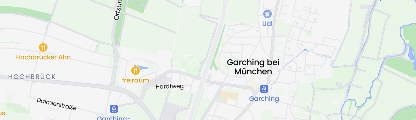 Karte mit dem ungefähren Standort