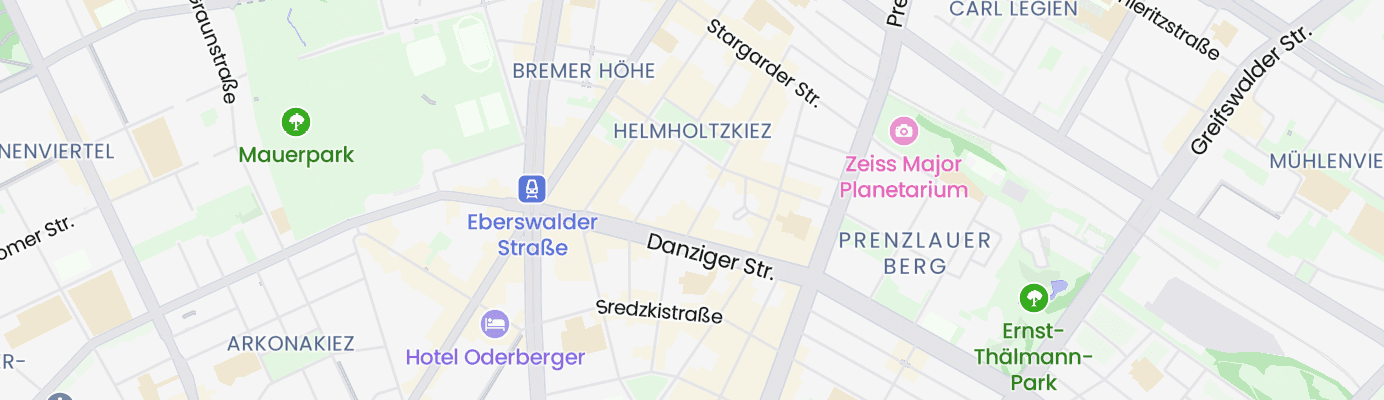 Karte mit dem ungefähren Standort