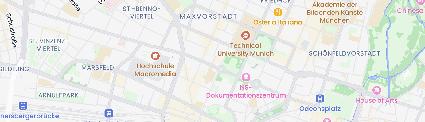 Karte mit dem ungefähren Standort