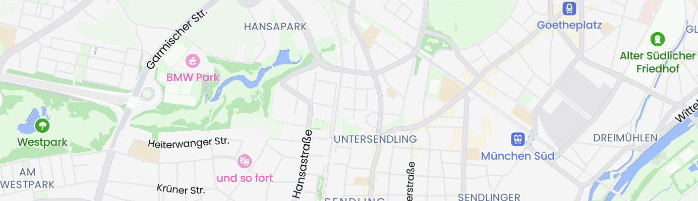 Karte mit dem ungefähren Standort