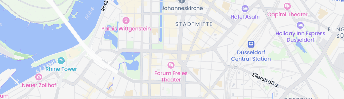 Karte mit dem ungefähren Standort
