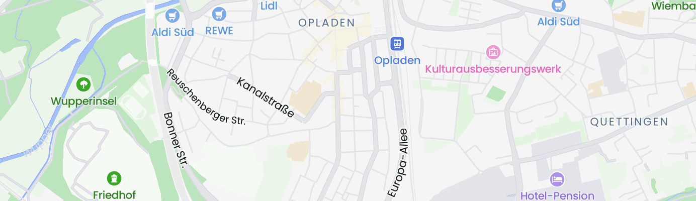 Karte mit dem ungefähren Standort