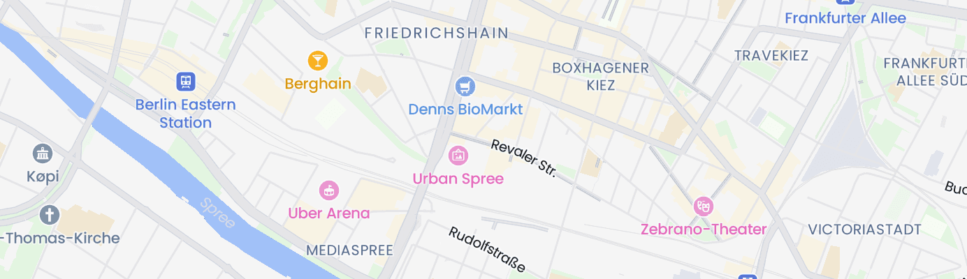 Map showing the approximate location