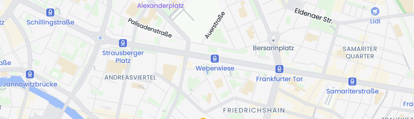 Karte mit dem ungefähren Standort