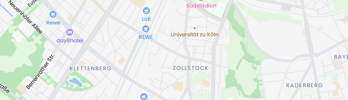 Karte mit dem ungefähren Standort