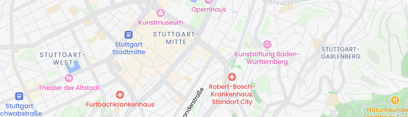 Karte mit dem ungefähren Standort