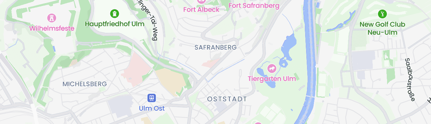 Karte mit dem ungefähren Standort