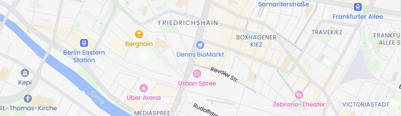 Karte mit dem ungefähren Standort