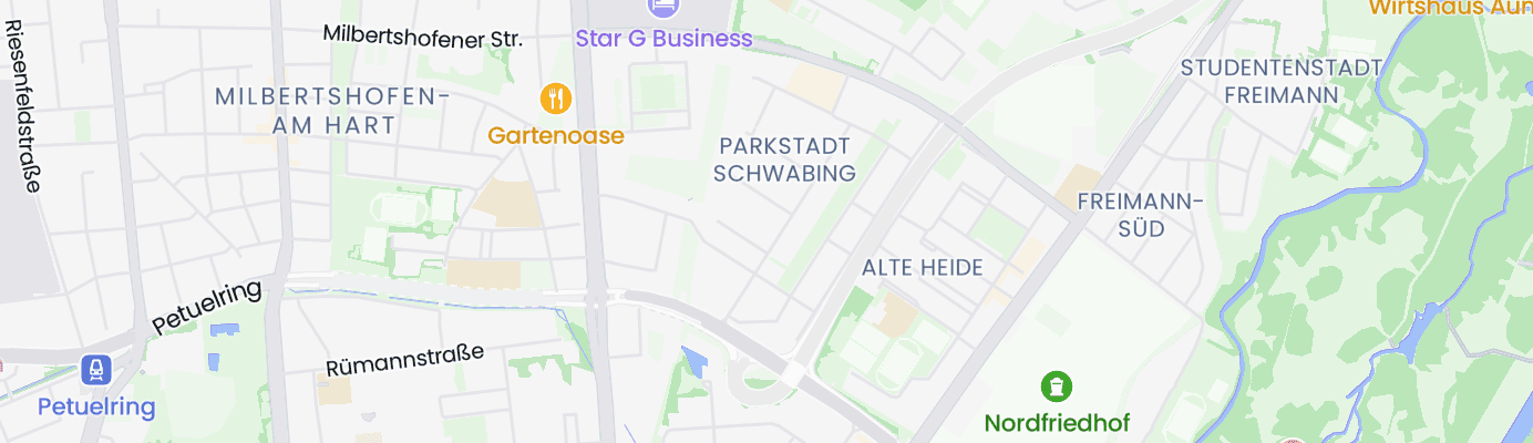 Karte mit dem ungefähren Standort