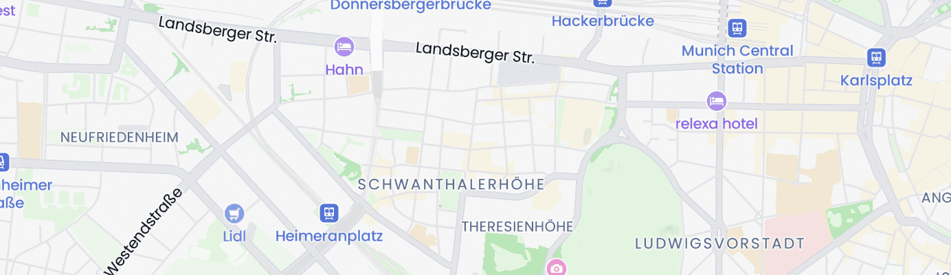 Karte mit dem ungefähren Standort