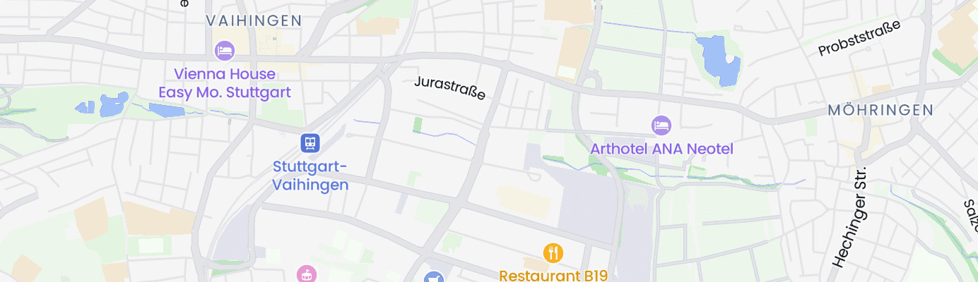 Karte mit dem ungefähren Standort