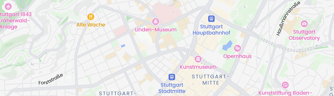 Karte mit dem ungefähren Standort