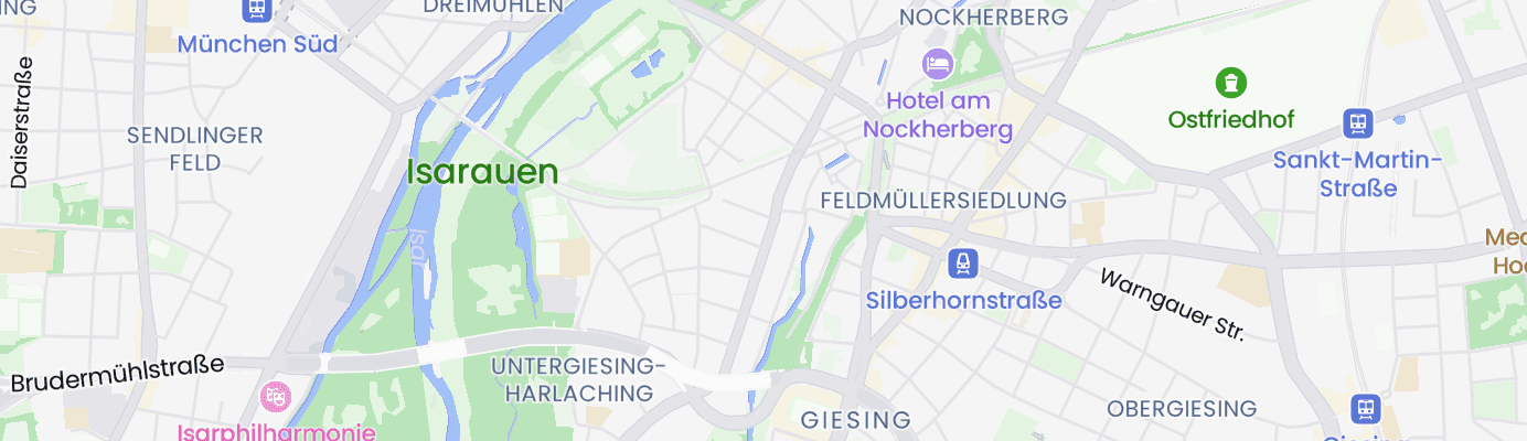 Karte mit dem ungefähren Standort